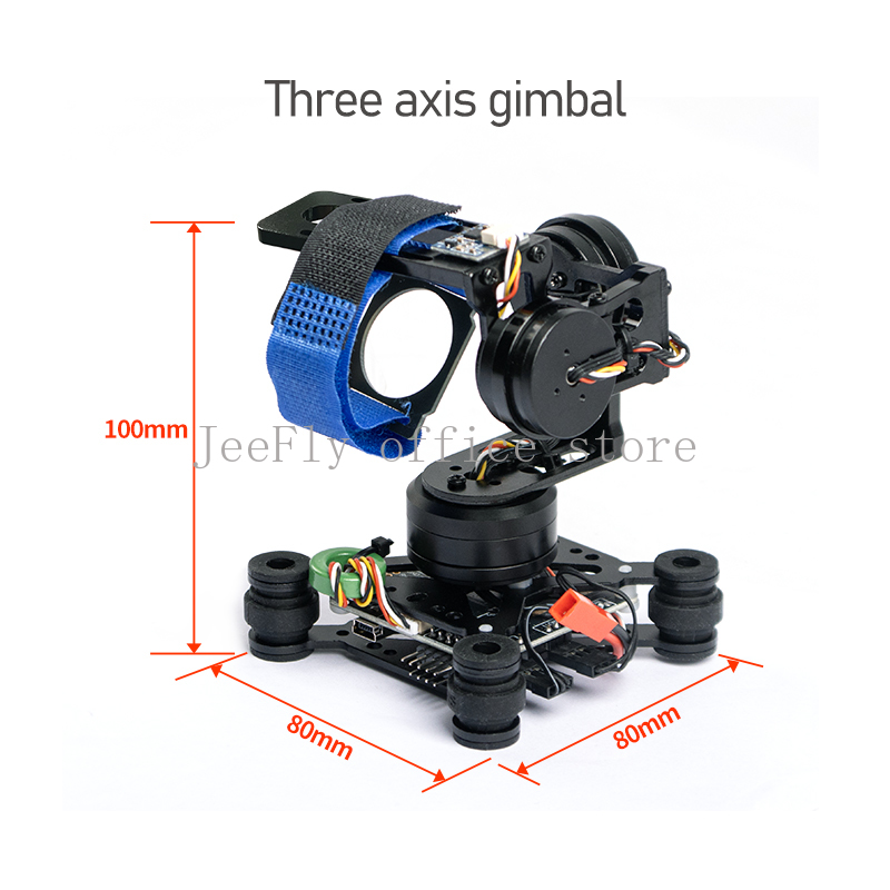 Drone Gimbal 2 Axis - 3軸ブラシレスジンバルカメラマウント＆32bit Storm32コントローラーボード Gopro3/Gopro4/SJ4000/Xiaomi FPVカメラドローン用