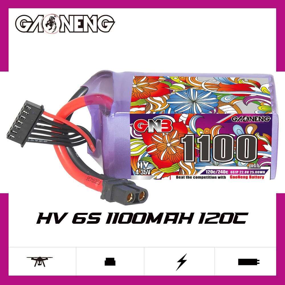 2 個 GNB 6S Lipo バッテリー 22.8V 11 - Drone Gimbal Controller のレビューと価格